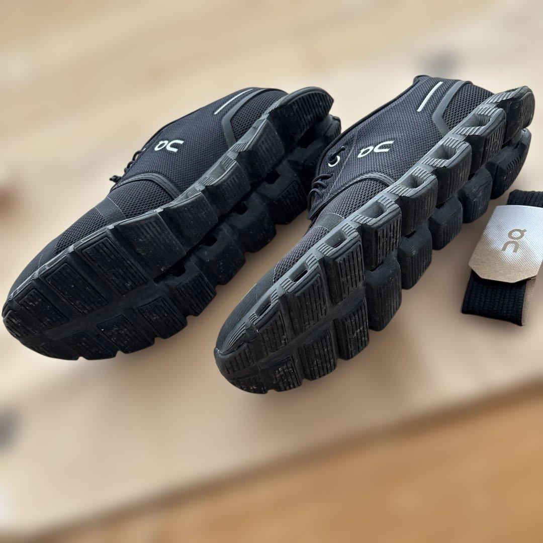 On Cloud 5 ブラック スニーカー 27cm