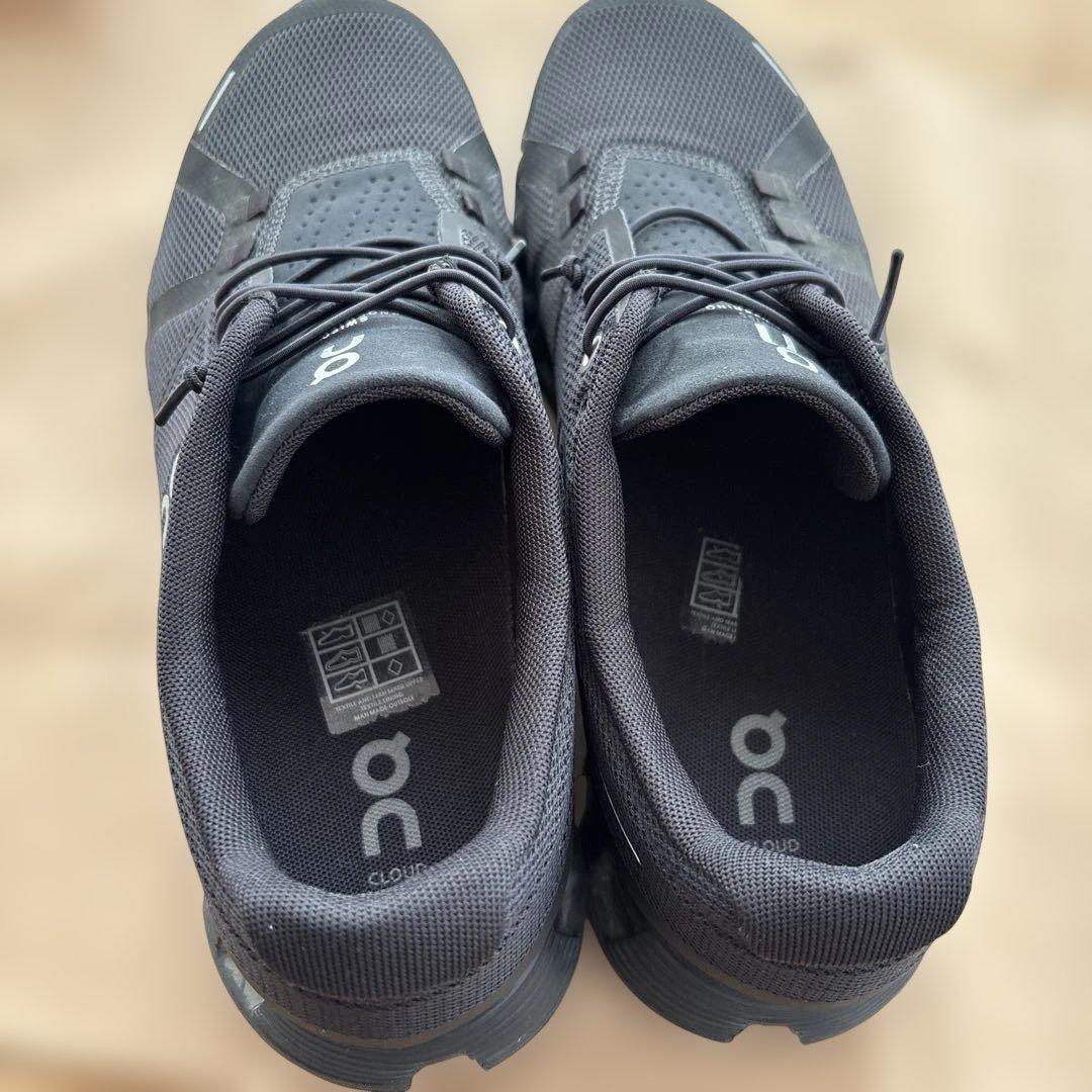 On Cloud 5 ブラック スニーカー 27cm