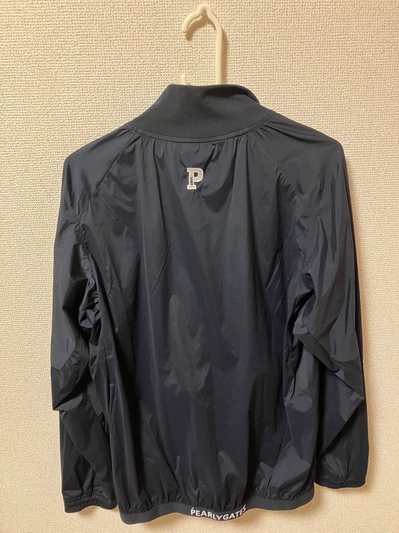 【極美品】パーリーゲイツ　ネイビー　ナイロンジップアップブルゾン　サイズ5