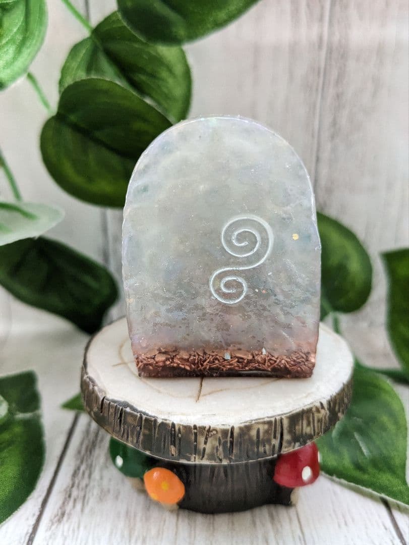 【ローザ】レッドクラック水晶のたこちゃん形オルゴナイト☆他５点