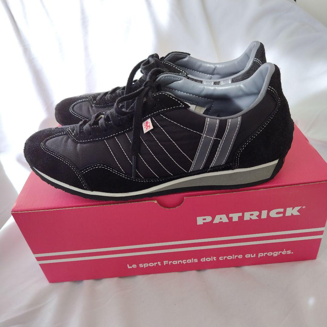 【本日限定値下げ】PATRICK ブラックスニーカー 38サイズ