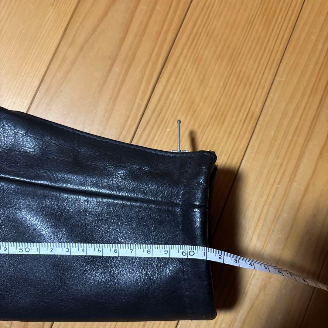 Supreme ブラックレザー シングルライダースジャケット M