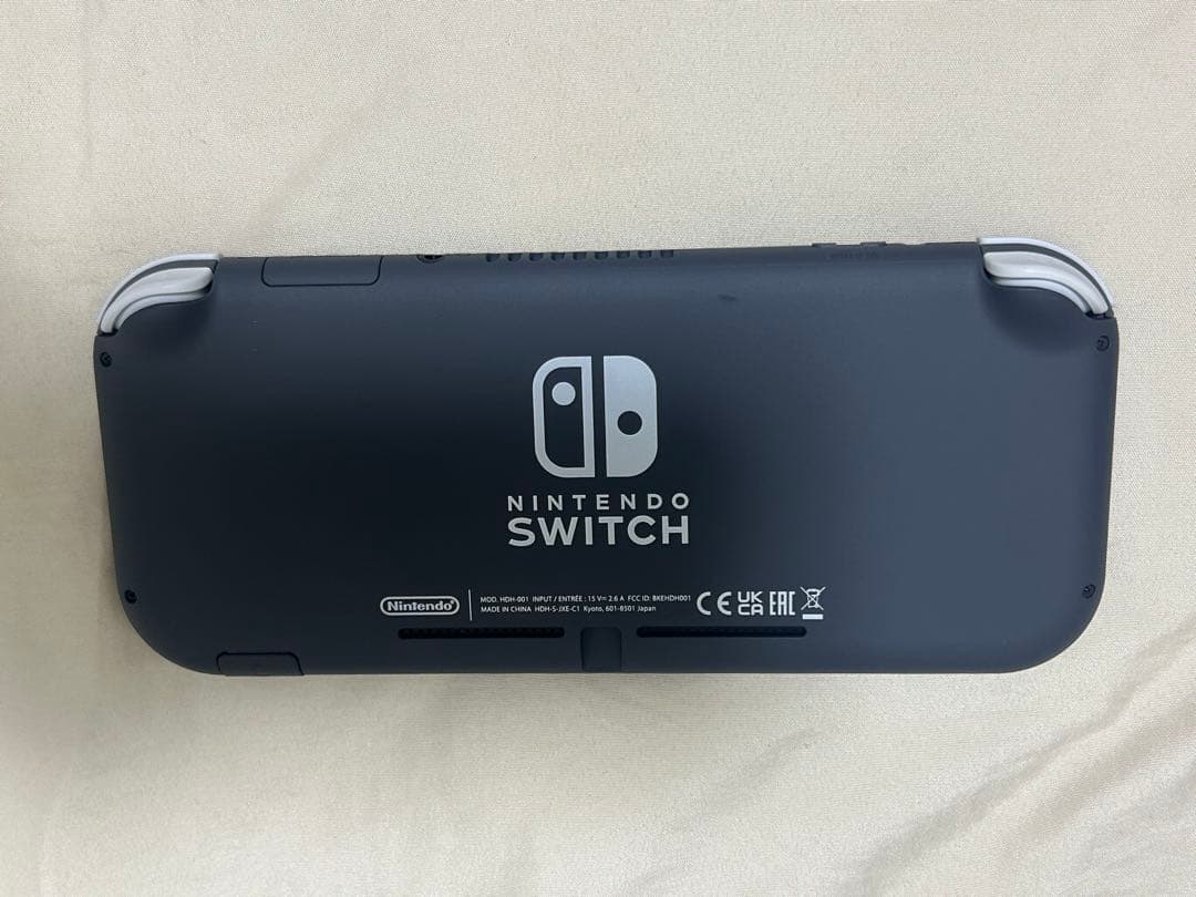 Nintendo Switch Lite グレー 本体 充電器、箱付き