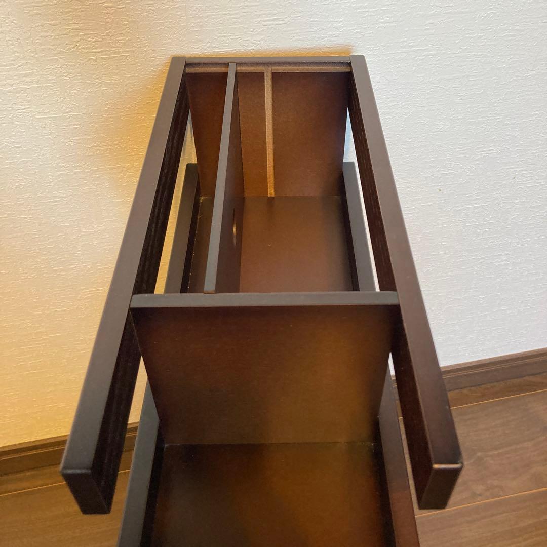 木製　スリム　収納ラック キャスター付き キッチンワゴン