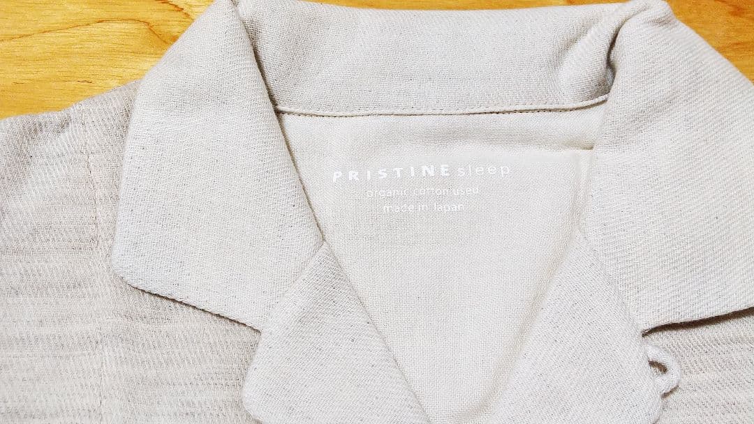 未使用☆プリスティン ヤクコットン 綾ダブルガーゼパジャマワンピース