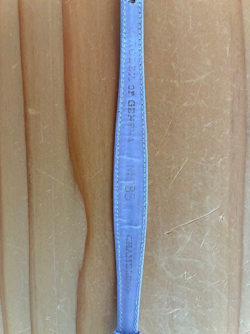 【希少】純正ロレックスカメレオンベルト　ラベンダー