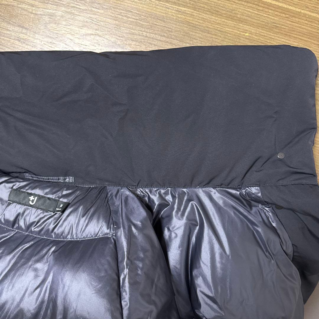 【美品】ユニクロ　+J ハイブリッドダウンジャケット　ブラック　サイズM