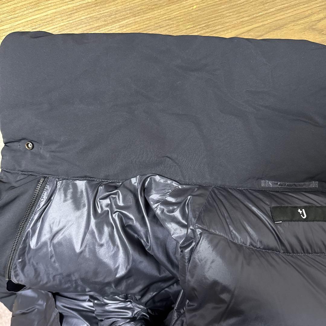 【美品】ユニクロ　+J ハイブリッドダウンジャケット　ブラック　サイズM