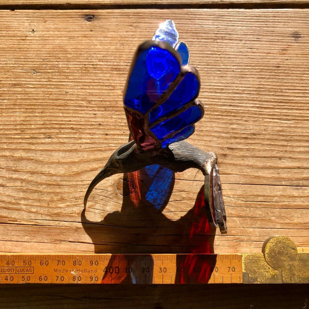 a*u様 ヴィンテージ　ハチドリ　ハミングバード　アメリカ製　ステンドグラス　モ