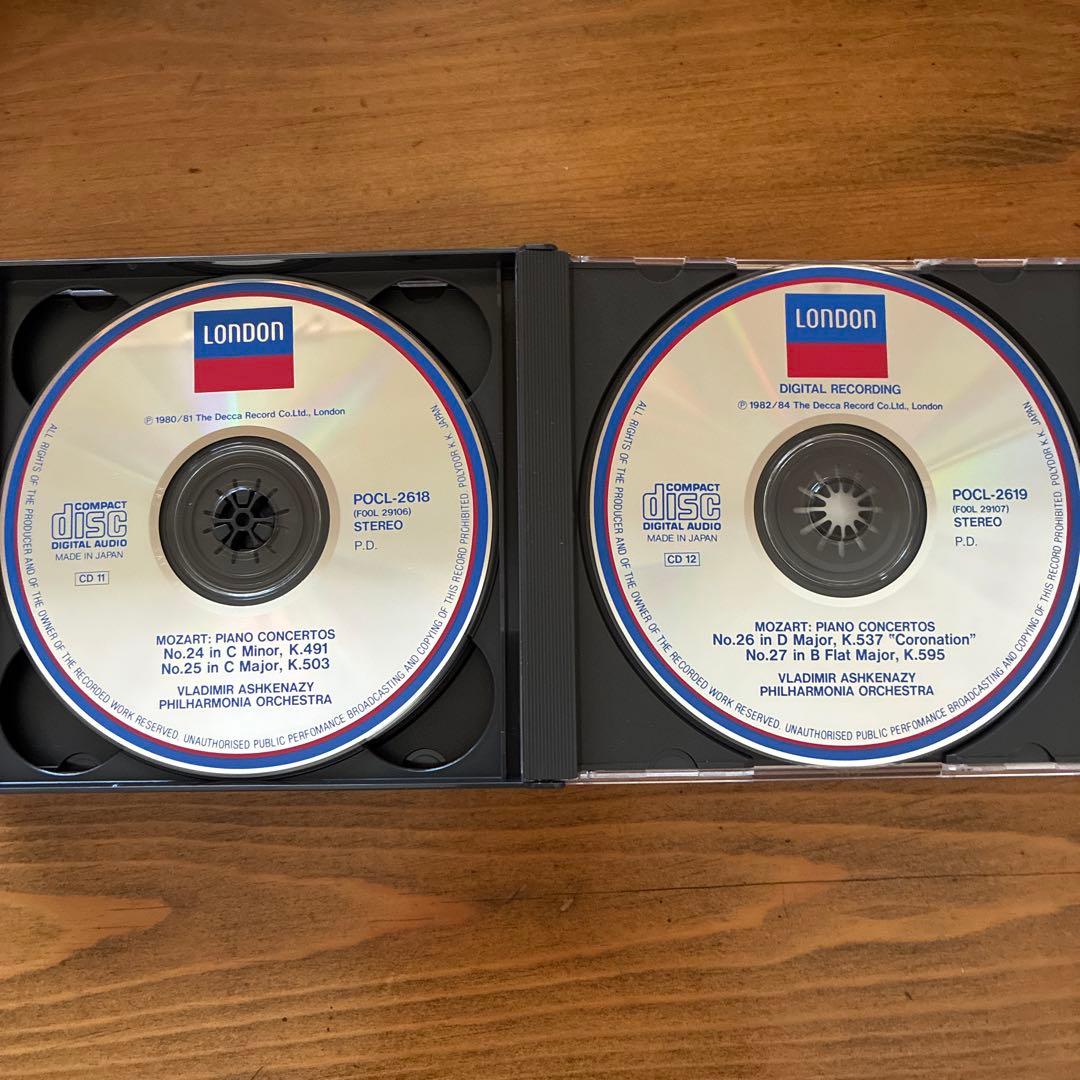 アシュケナージ/モーツァルト： ピアノ協奏曲全集　12CD+特典盤1CD