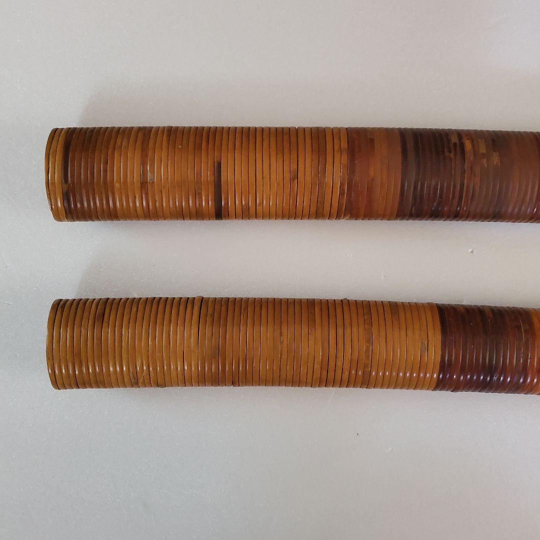 高級模造刀　竹巻鞘　日本刀　大刀一振