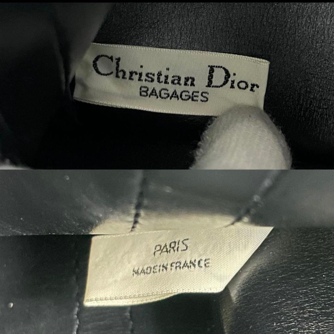 クリスチャンディオール ボストンバッグ ミニボストン トロッター 黒