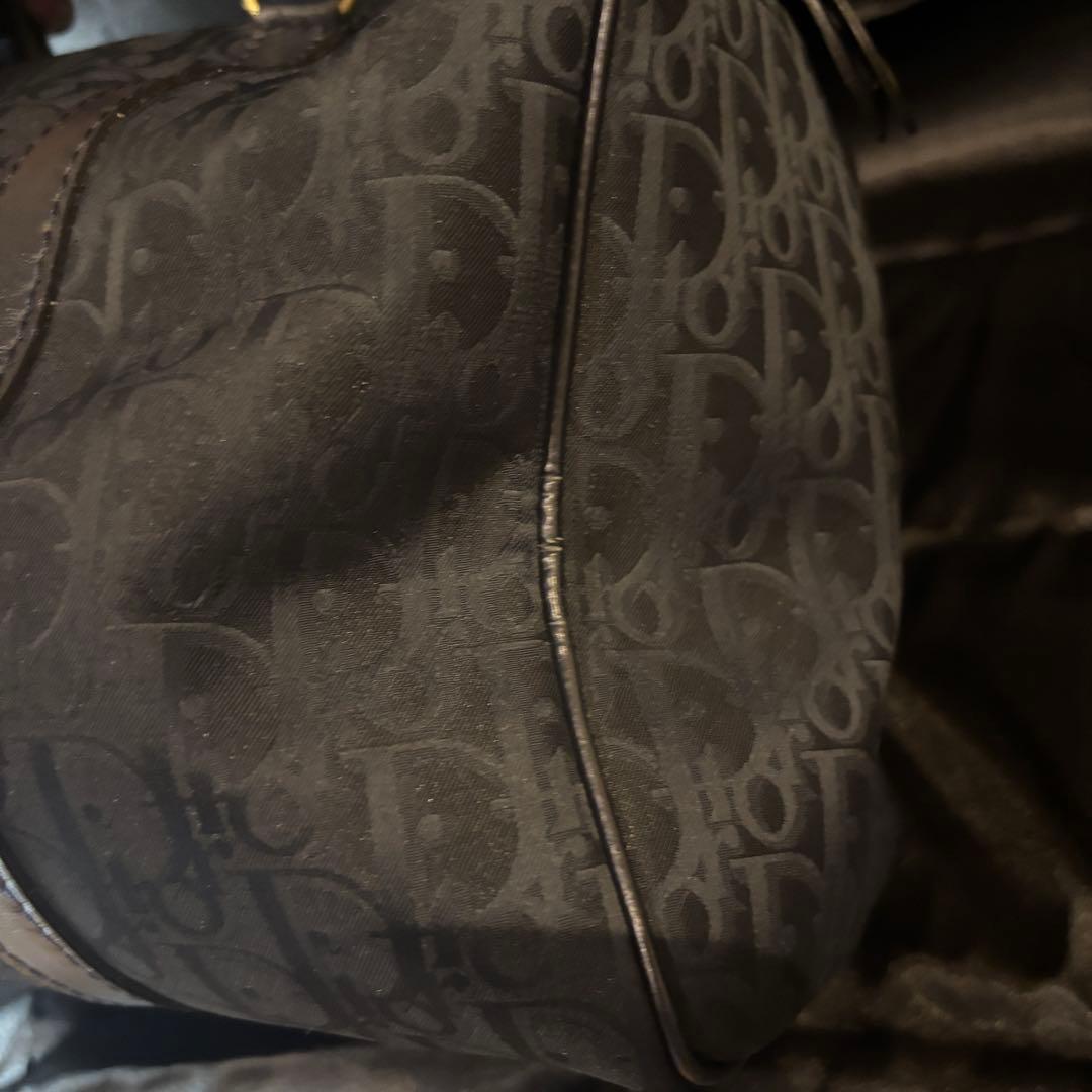 クリスチャンディオール ボストンバッグ ミニボストン トロッター 黒