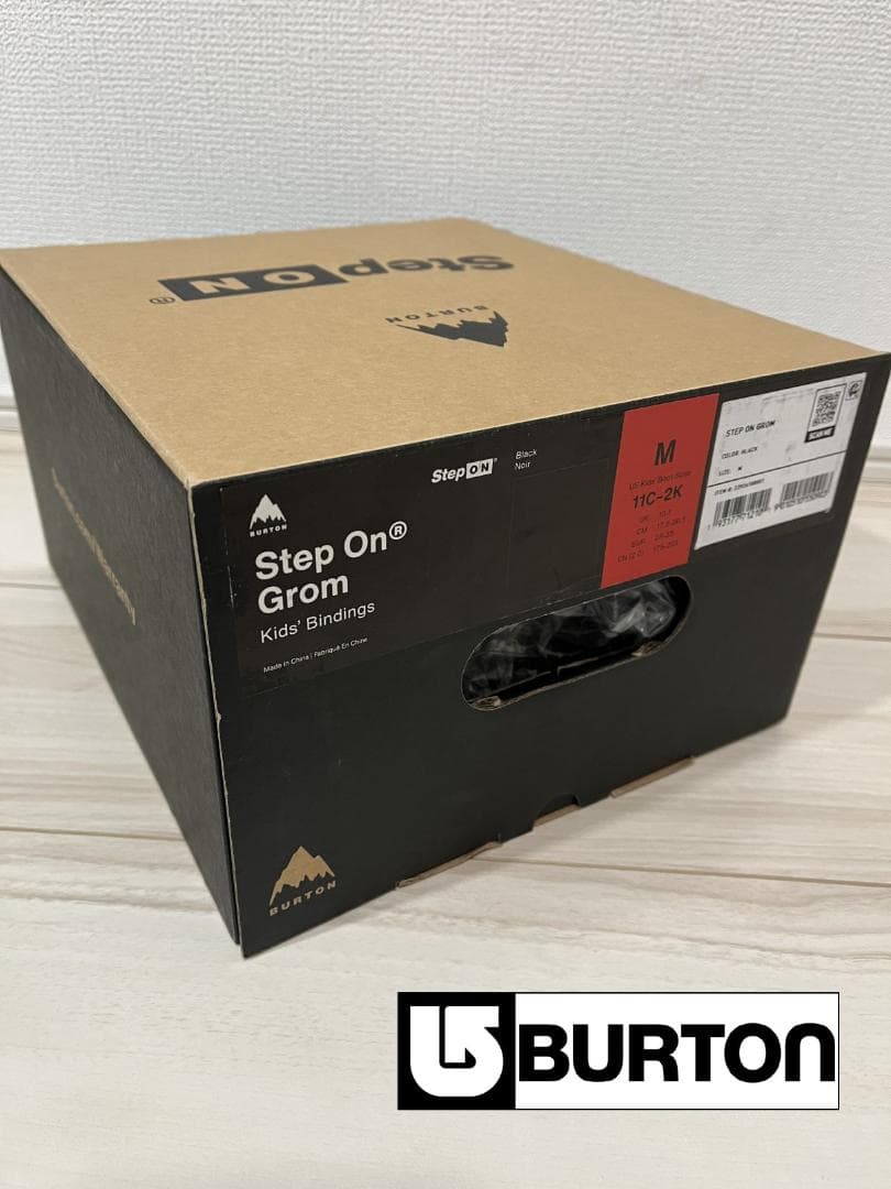 Burton Step On キッズ　ビンディング サイズＭ　ブラック