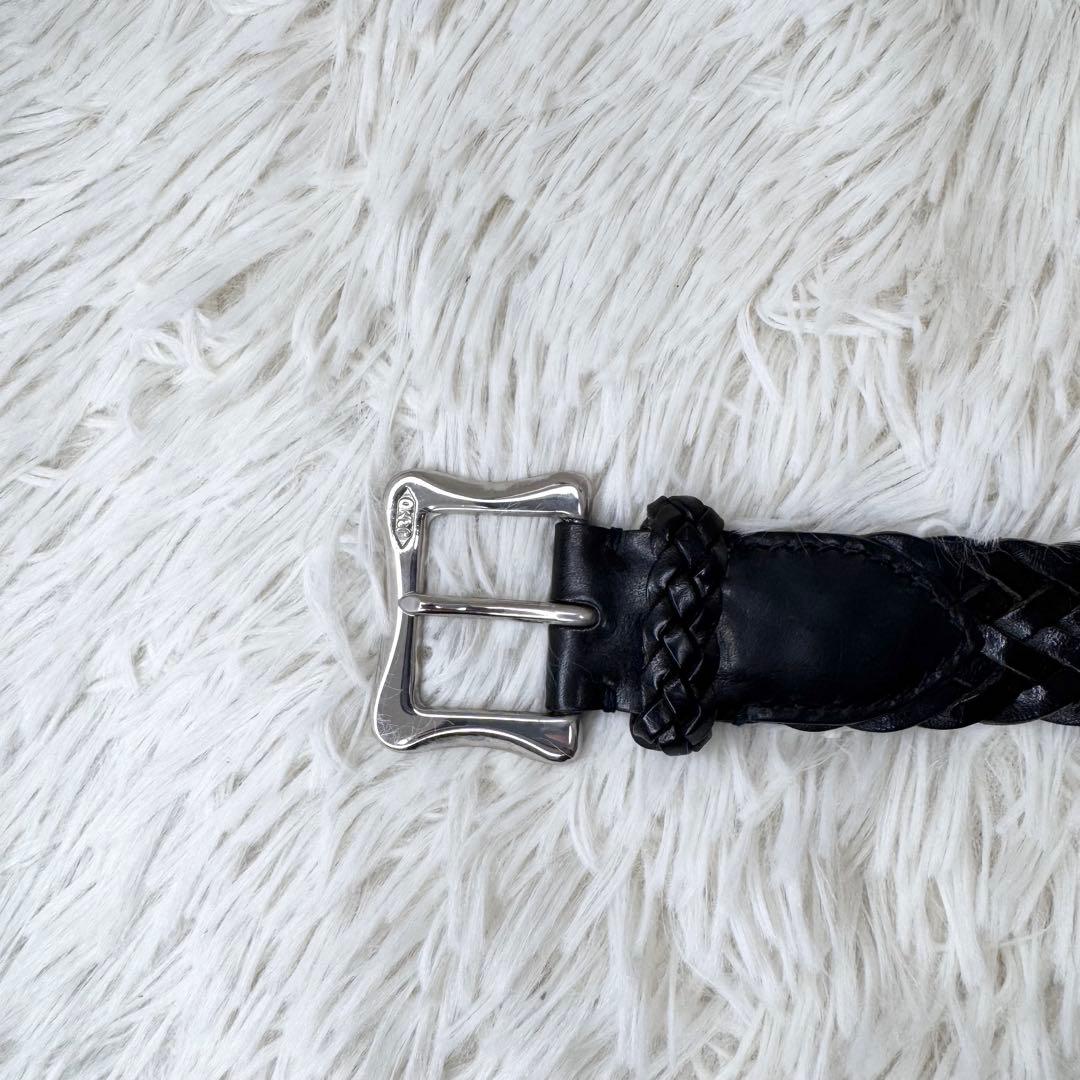 J&M Davidson メッシュベルト 30mm 80/32 レザー ブラック