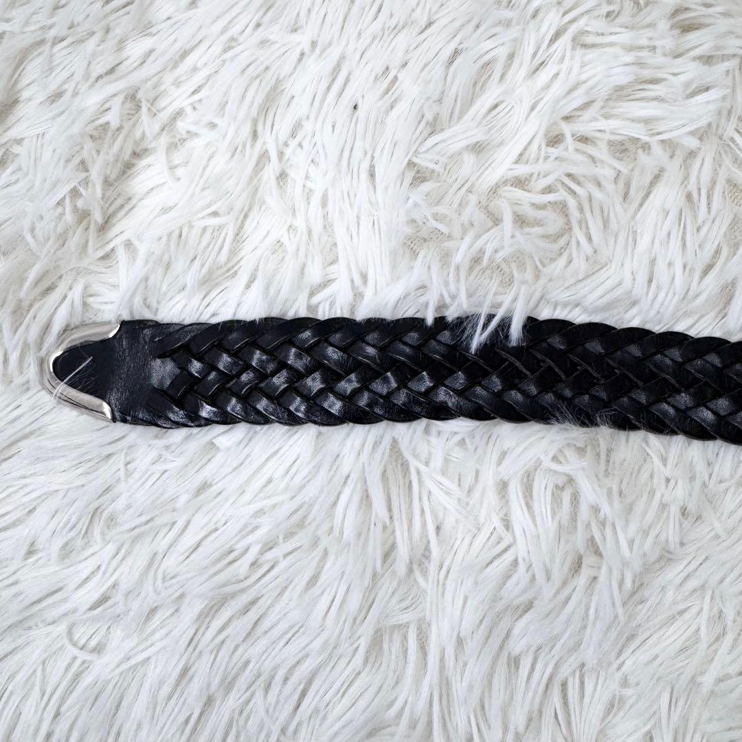 J&M Davidson メッシュベルト 30mm 80/32 レザー ブラック