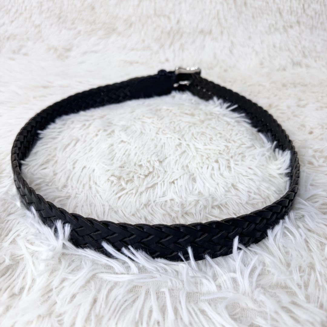 J&M Davidson メッシュベルト 30mm 80/32 レザー ブラック