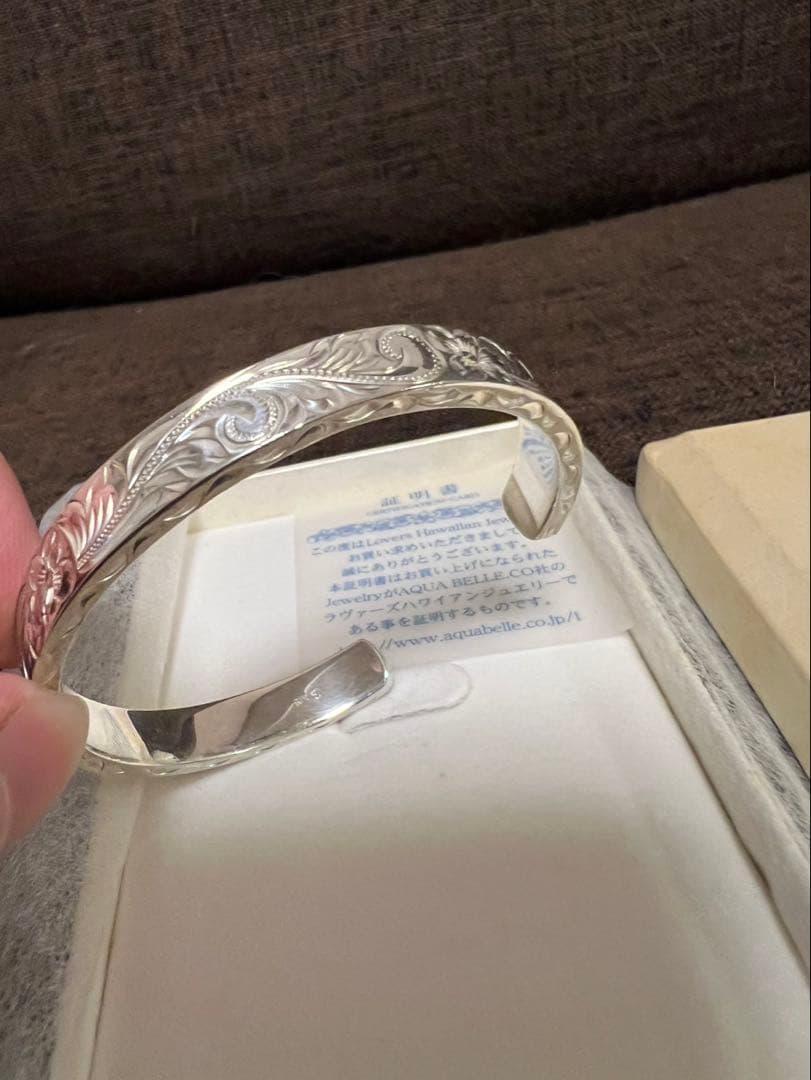 grambman様ハワイアンジュエリー ラヴァーズ シルバー925 バングル