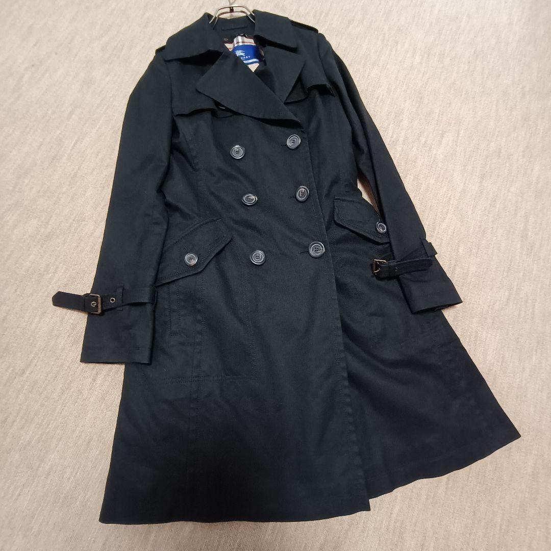 Burberry Blue label 黒 トレンチコート ライナー 40