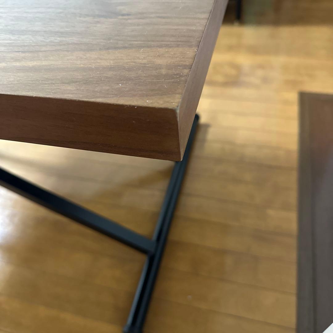 【直接引き取り可】ニトリ 昇降式ダイニングテーブル(ウォルナット)