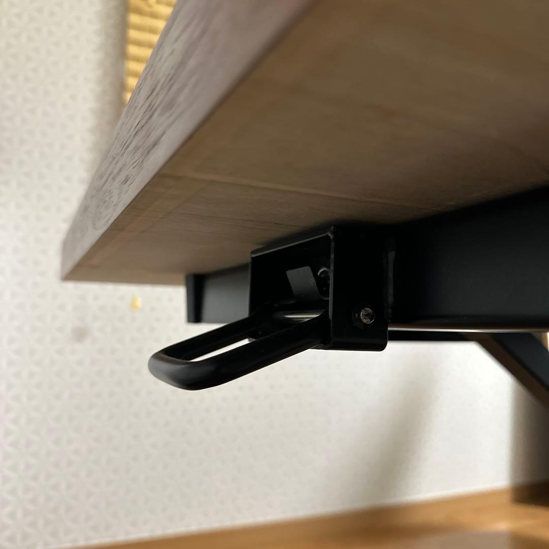 【直接引き取り可】ニトリ 昇降式ダイニングテーブル(ウォルナット)