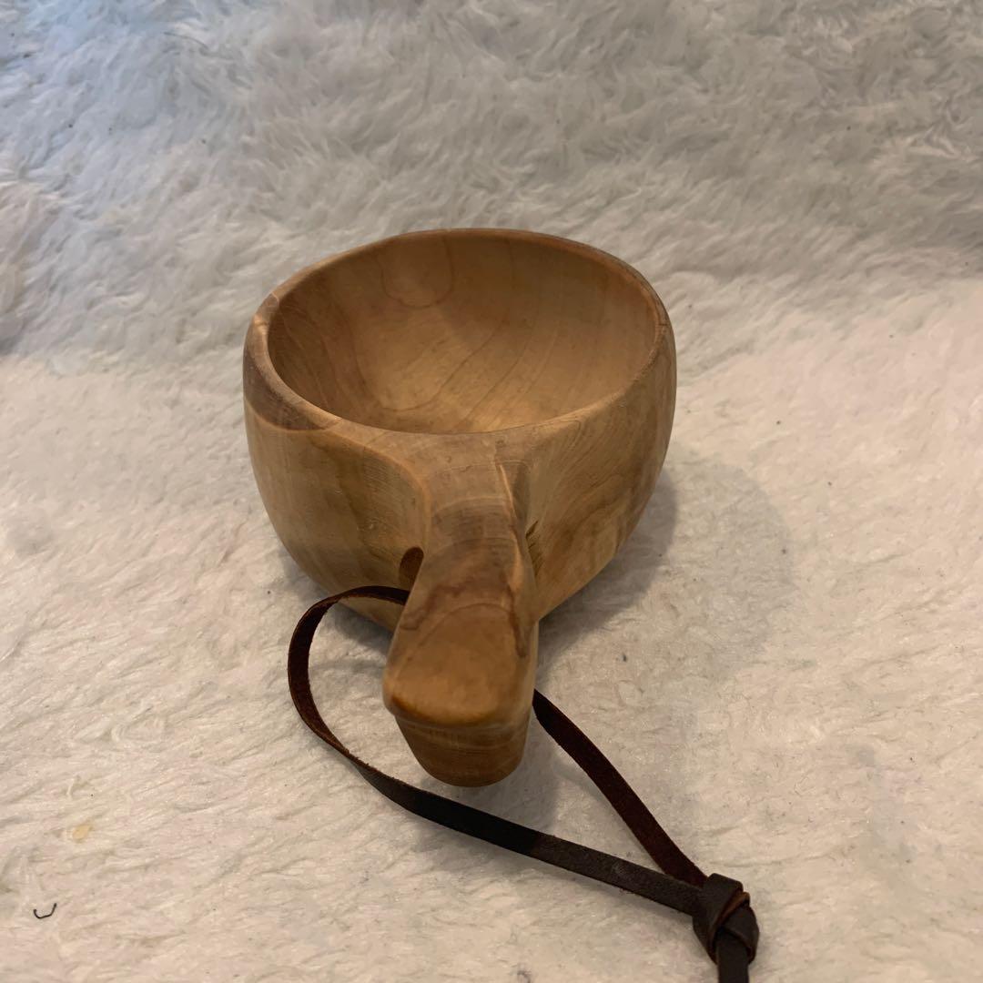 フィンランド製 白樺 の ククサ 木製マグカップ 2個セット