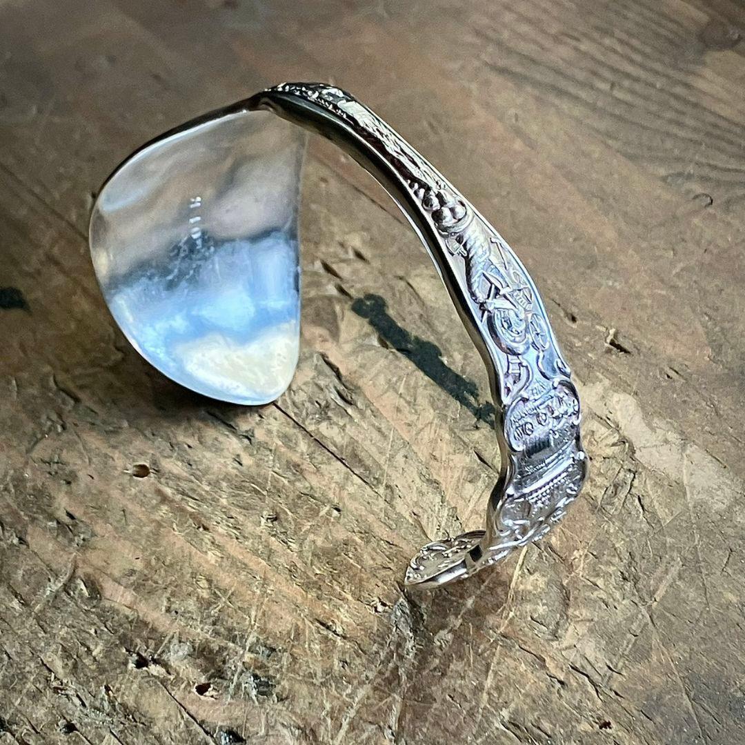 1904年　セントルイスワールドフェア　純銀製スプーンバングル