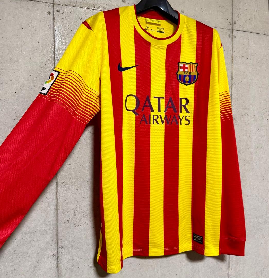 【極美品！】13/14 バルセロナFC ♯6 シャビ【Lサイズ】アウェイ