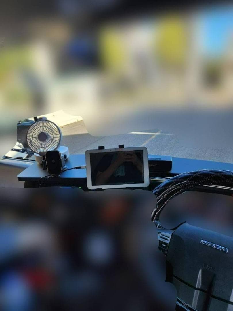 ギガ ファイブスター 専用 フロント テーブル ゴム 製 ガード 付き