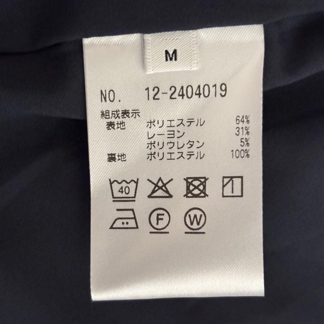 【mai】PLST セットアップ　ネイビー　パンツスーツ　ダブル　銀ボタン