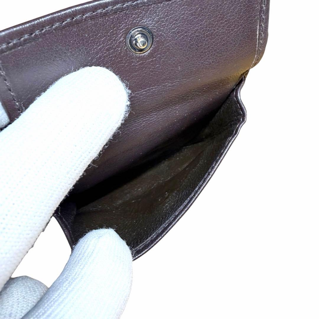 GUCCI グッチ 二つ折り財布 シマ インターロッキング GG ロゴプレート