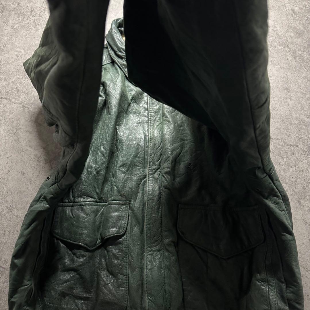【00s archive】A-2 leather flight jkt 短丈　M