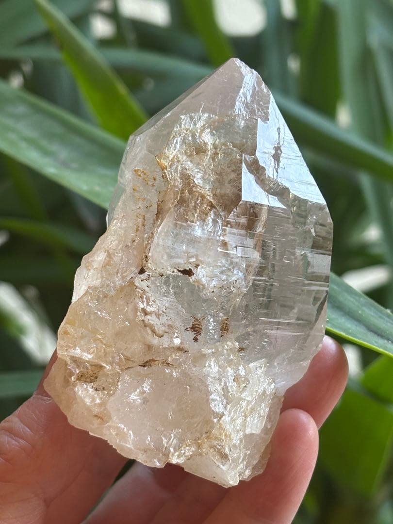 パキスタン　ハシュピ産　ヒマラヤクォーツポイント　ヒマラヤ水晶268g