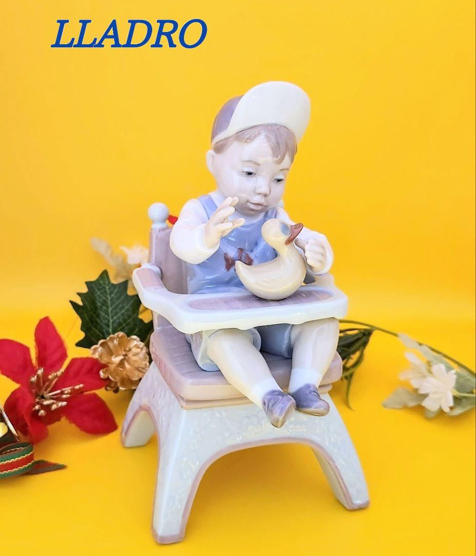 リヤドロ【美品・希少・廃盤】フィギュリン《アヒルちゃん遊びましょう》No6300