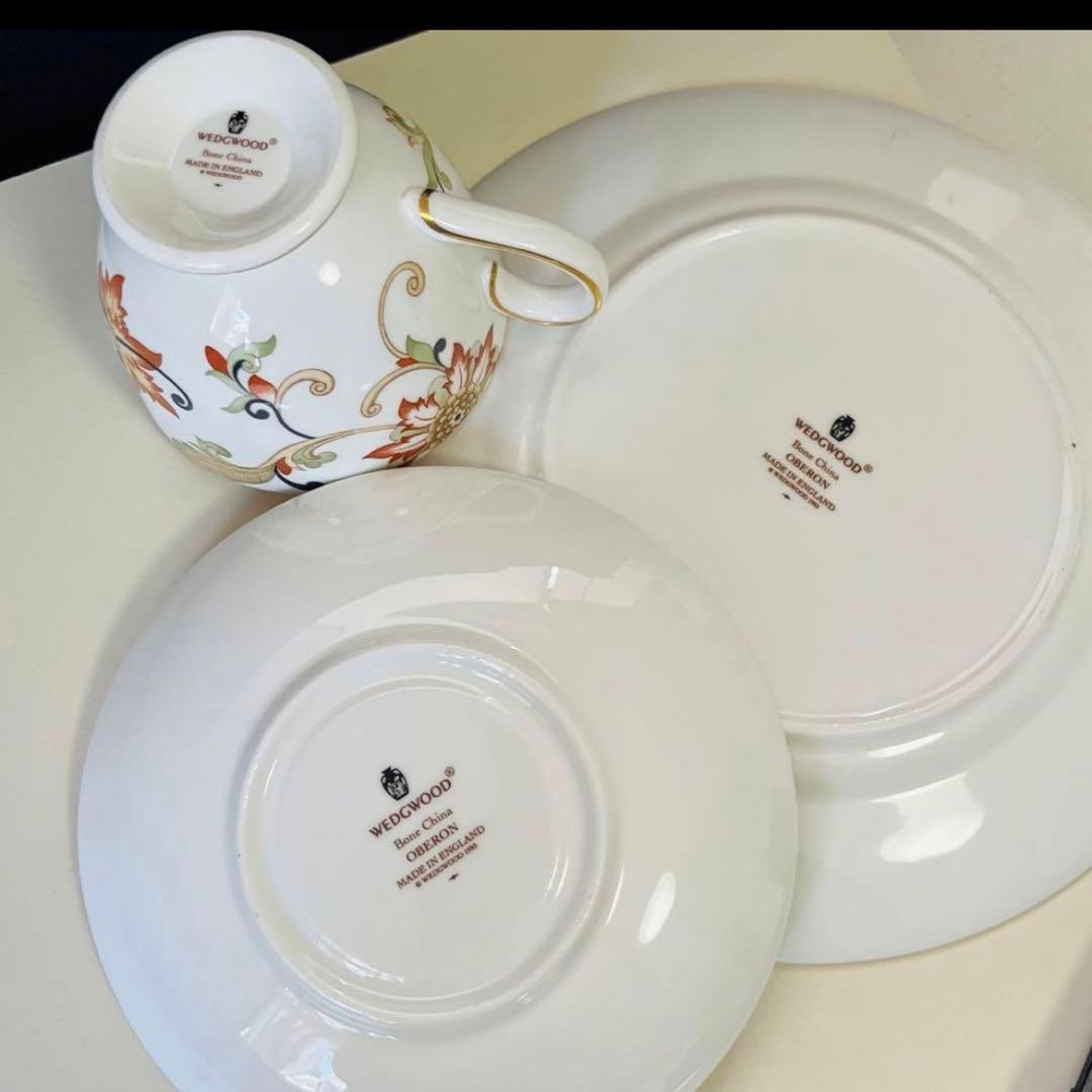 ウェッジウッド　オベロン　トリオセット　シノワズリ　⑤⑥