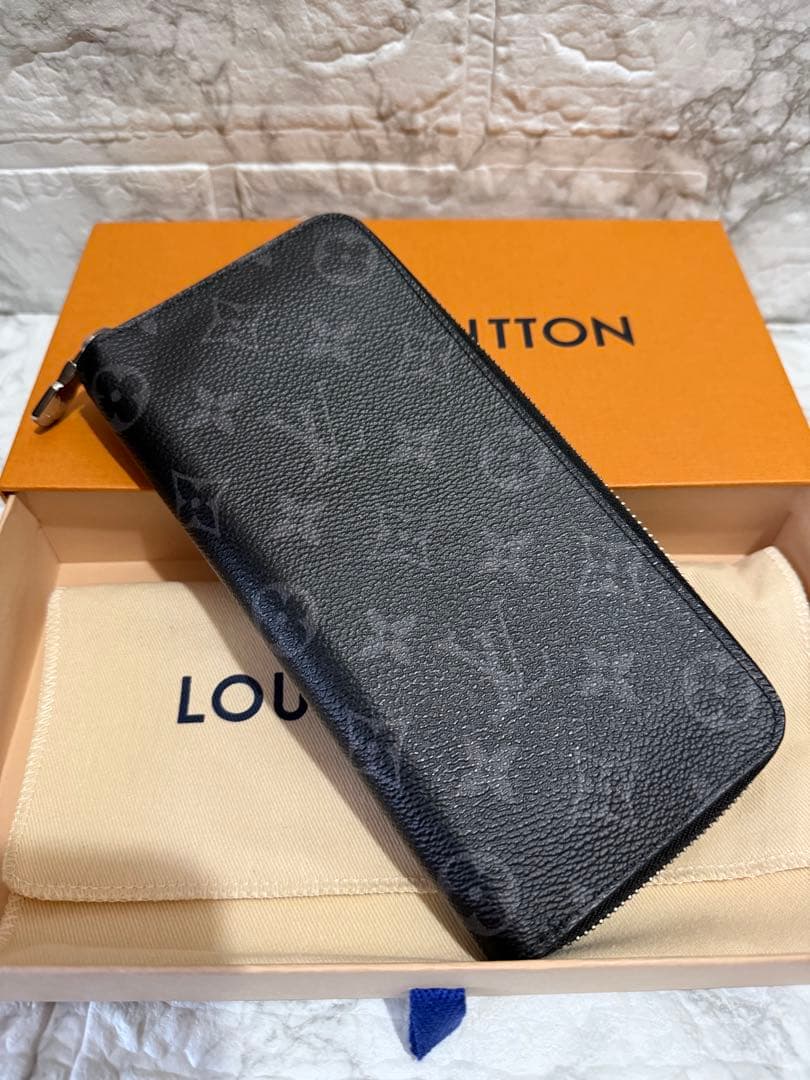 【美品】　ルイヴィトン モノグラム　エクリプス ジッピー　ヴェルティカル