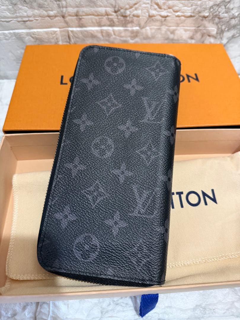 【美品】　ルイヴィトン モノグラム　エクリプス ジッピー　ヴェルティカル