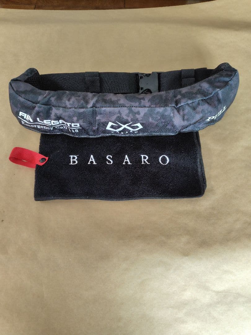 BASARO 桜マークタイプAライフジャケット 型式認証品中古美品