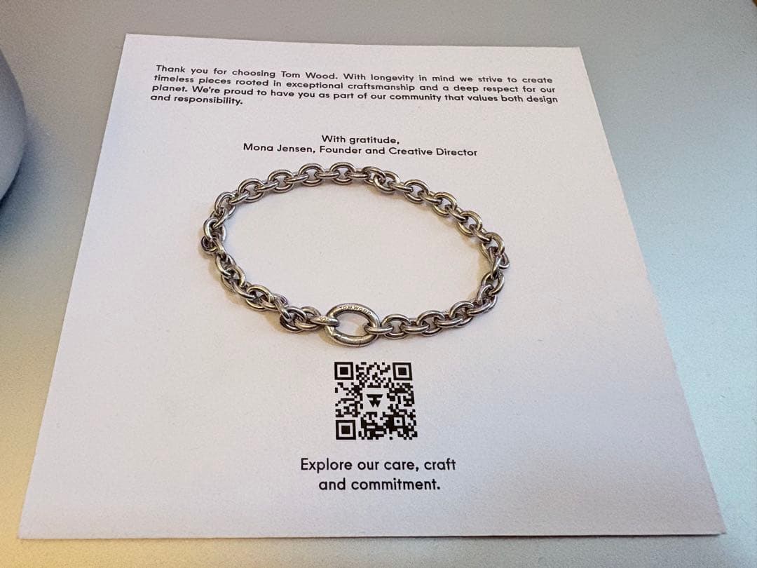 TOMWOOD ADA bracelet 7インチ