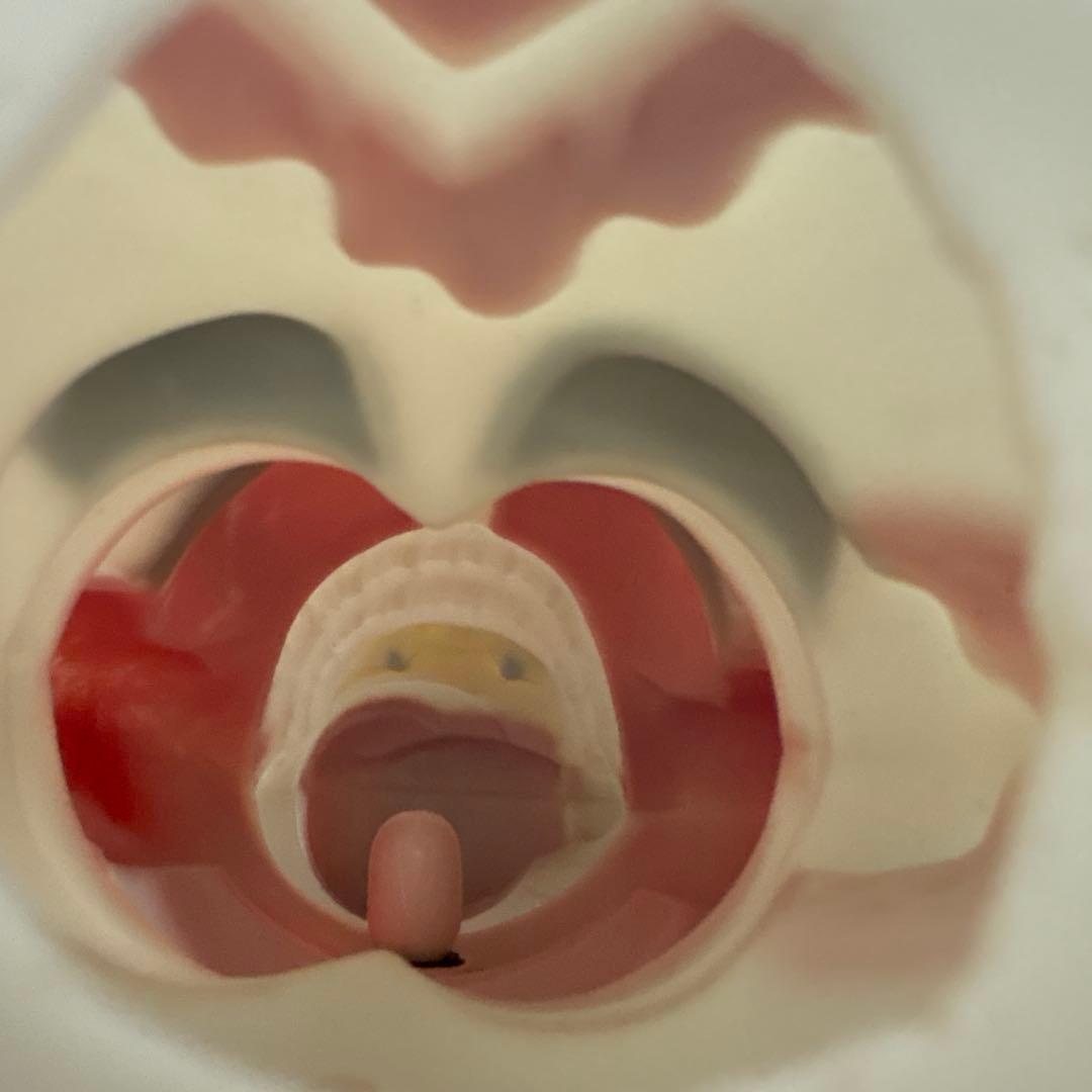 アンティーク　サンタクロースランプ