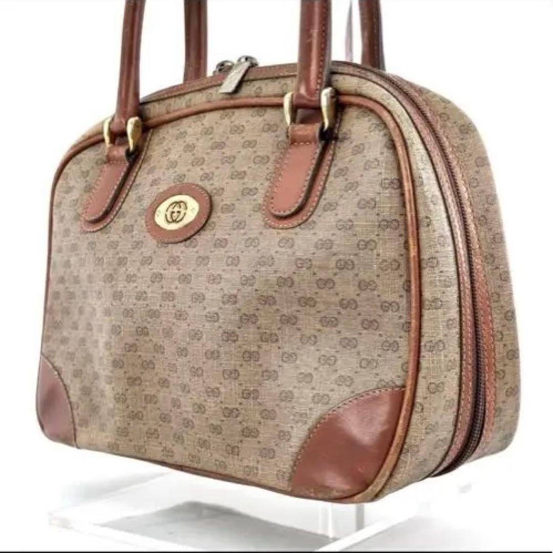 GUCCI ハンドバッグ　マイクロGG PVC