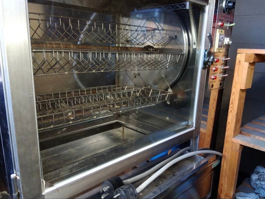 ロティサリーオーブン　大型 スチームオーブン ステンレス製