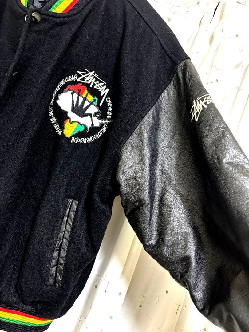 BS⭐︎STUSSY ジャケット　スタジャン　美品⭐︎