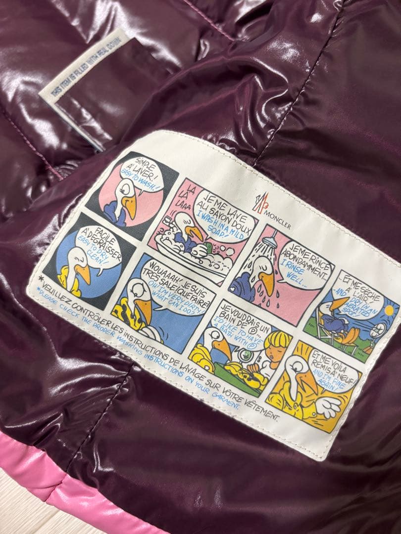 Moncler ピンク ダウンベスト