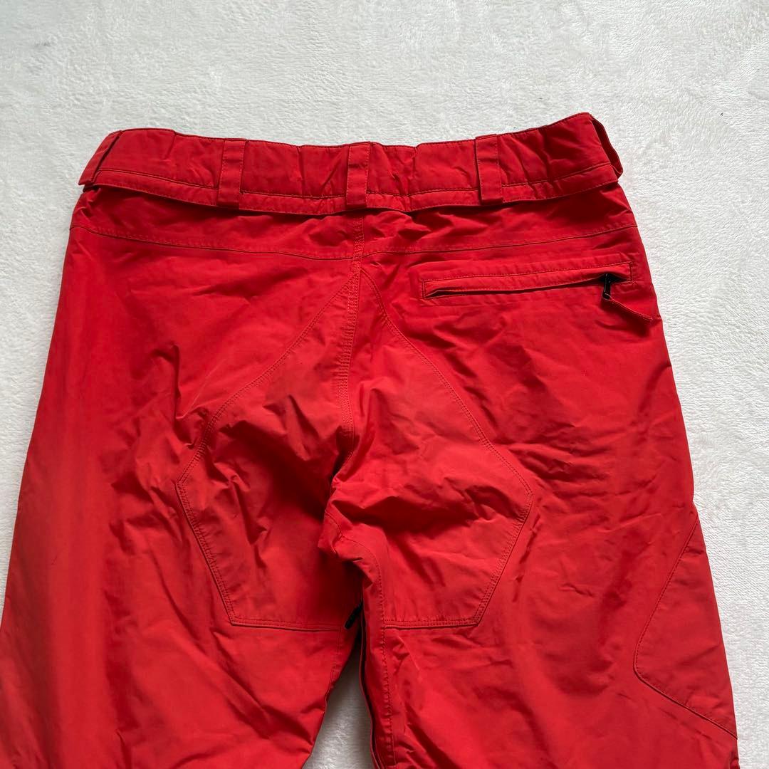 【VOLCOM】GORE-TEX スノーボードパンツ レッド メンズL 防水防風