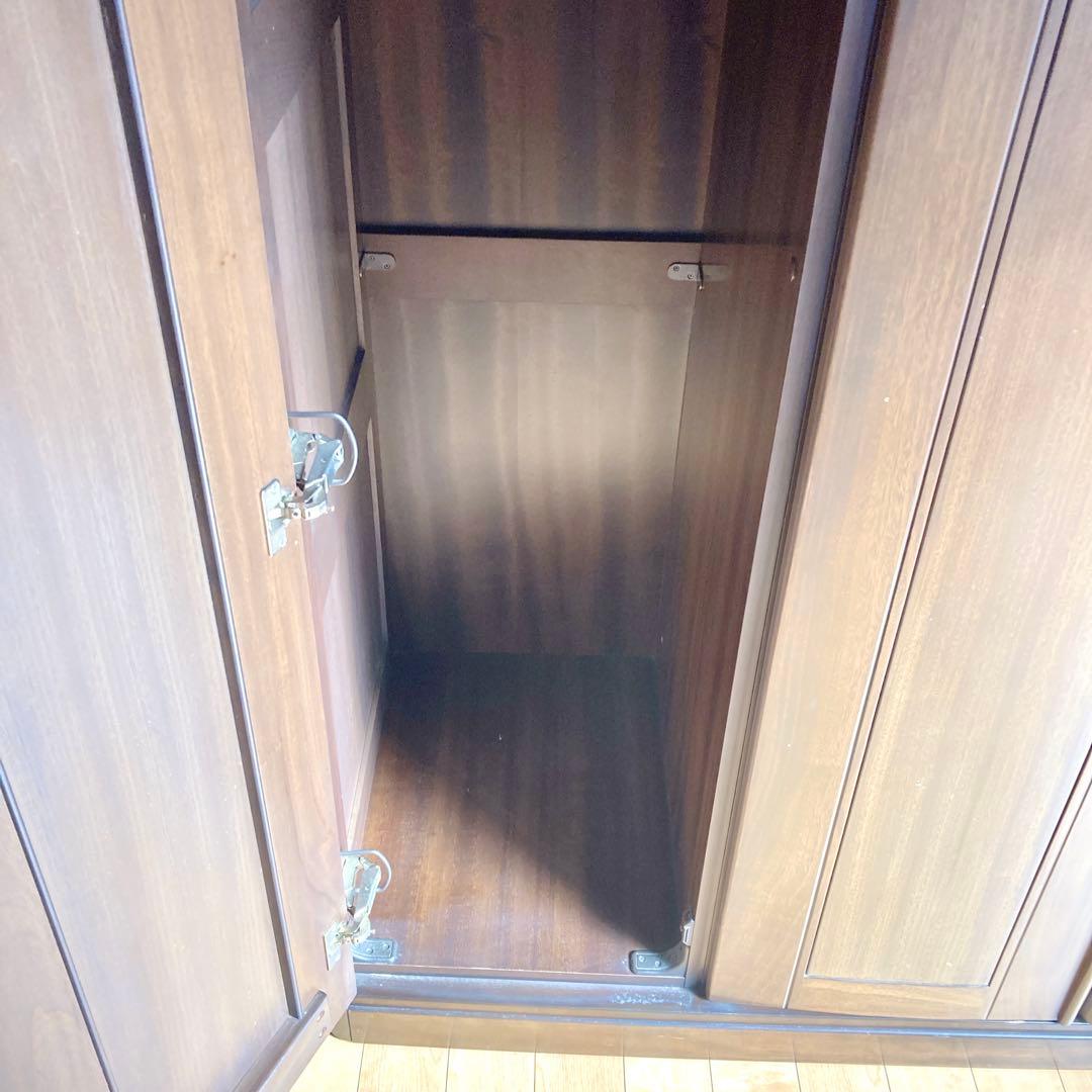 クスノキ 洋服タンス 3枚扉 家具 箪笥 天然木 楠③