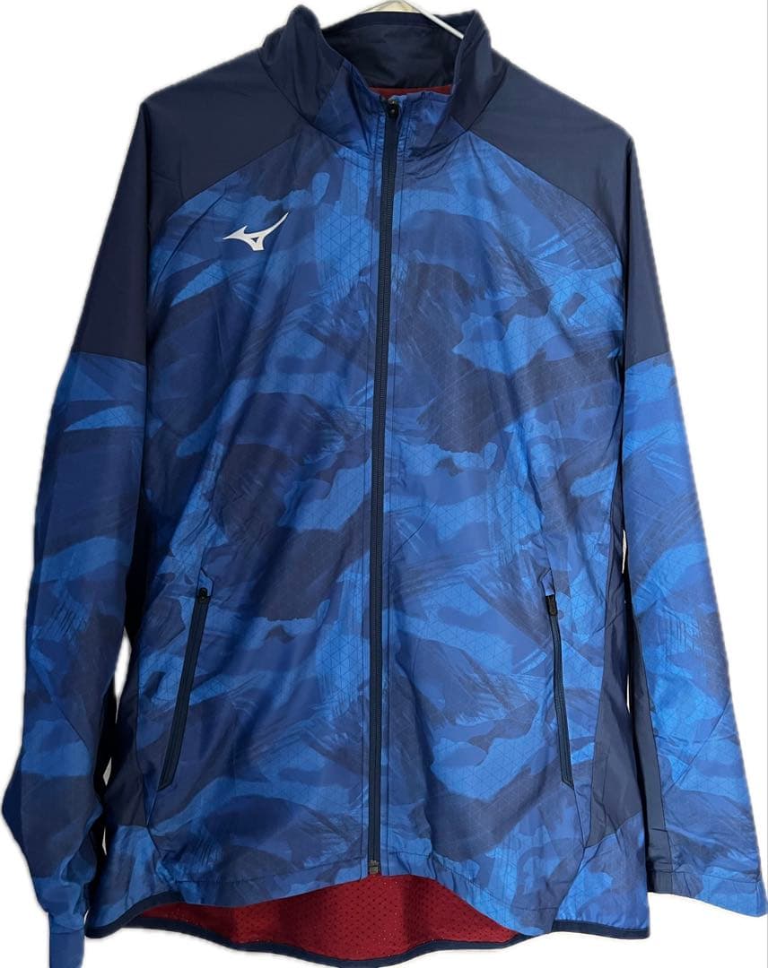 Mizuno カモフラージュ　ウインドブレーカー上下セット