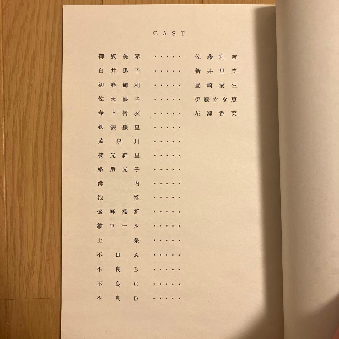 とある科学の超電磁砲S 第1話 サイン入り台本