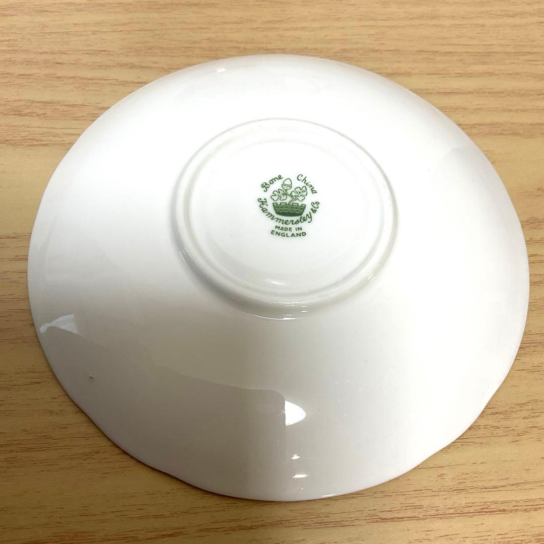 ハマースレイ　勿忘草　カップ＆ソーサー　トリオ　ピンク