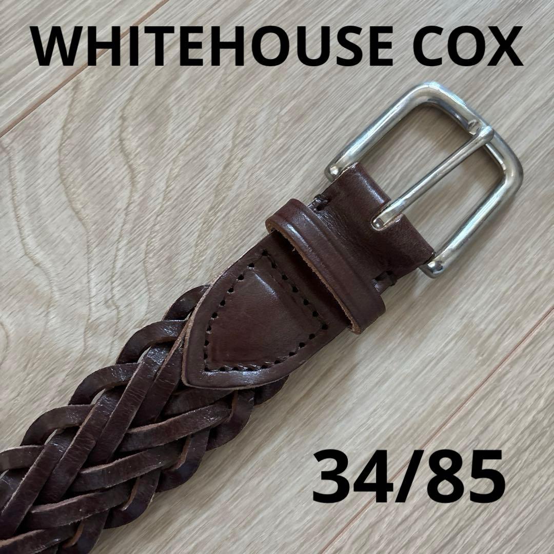 パ*ン様 WHITEHOUSE COX 32mmメッシュベルト 34inch